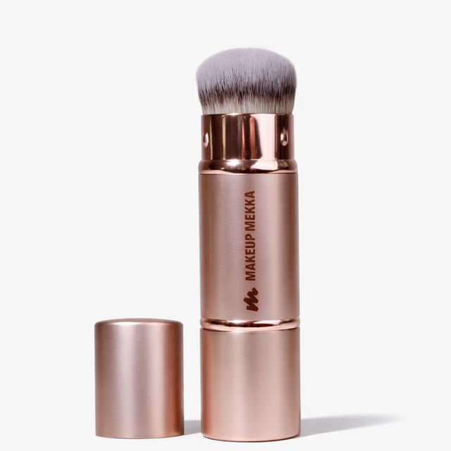 338 Cream & Powder Dual-End Brush fra Makeup Mekka – bilde 3