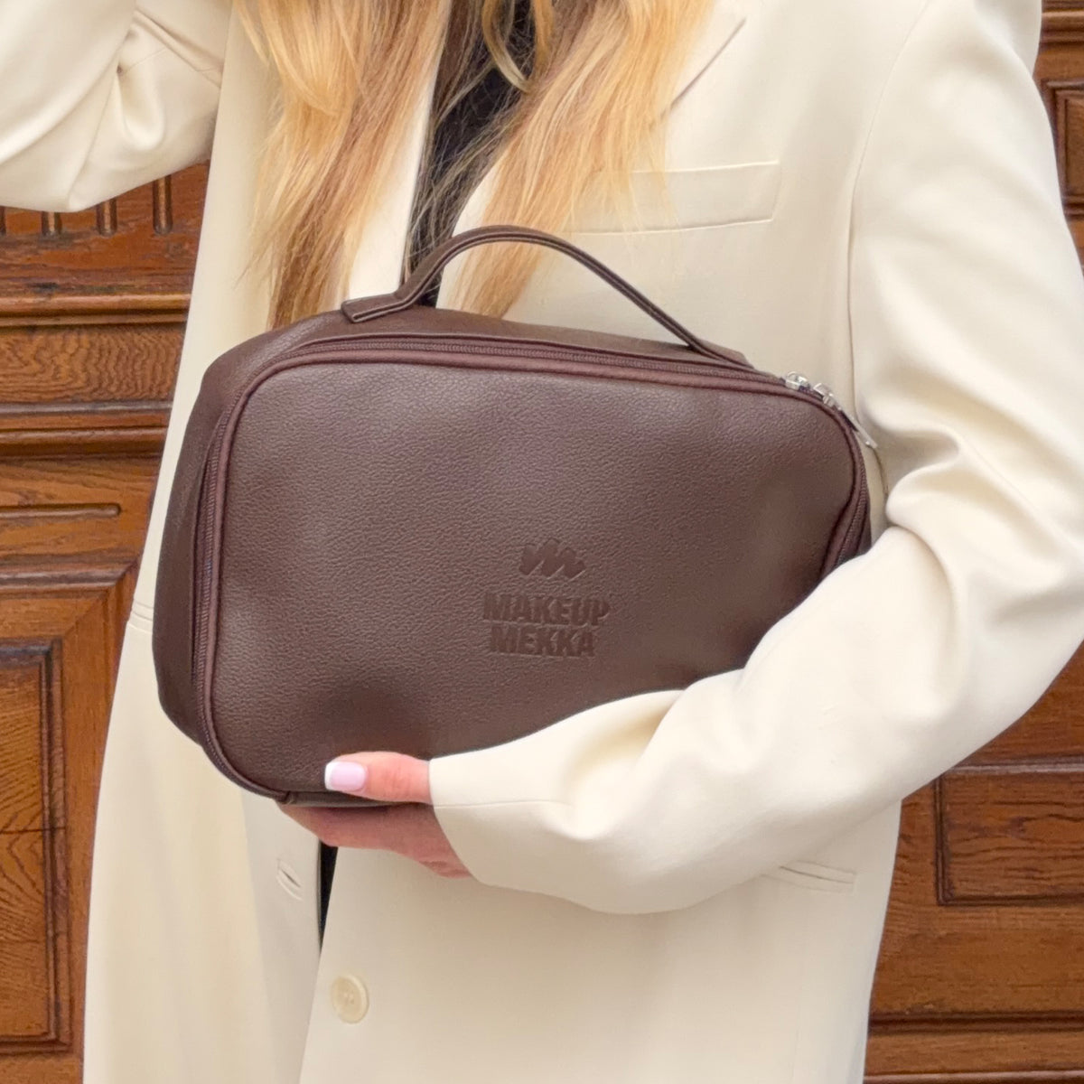 Beauty Bag Large Brown